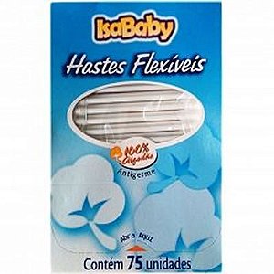 Cotonetes isababy 75 unidades