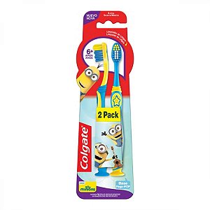 Escova dental infantil colgate smiles minions 2 anos