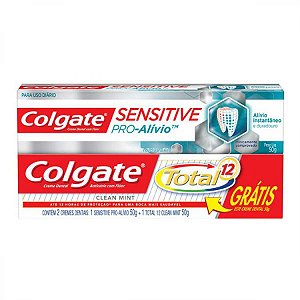 Creme dental colgate sensitive pro alivio 50g
