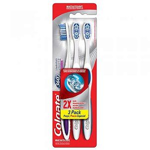 Escova dental colgate luminous 360 com 3