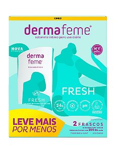 DERMAFEME SAB.LIQUIDO KIT 200ML FRESH
