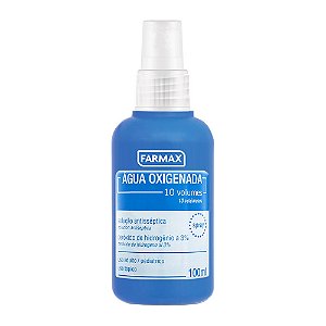 Agua oxigenada farmax 10 volumes 100ml
