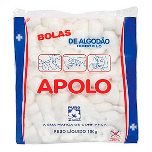 Algodao bolas 100g