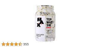 TOP WHEY 3W MAX TITANIUM 900G LEITE