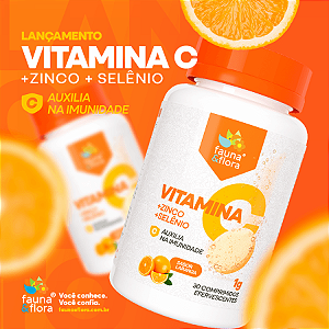 Vitamina C 1g+zinco+selenio C/30cpds Eferv