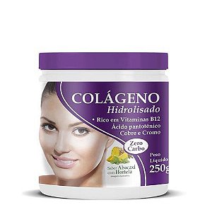 Colageno Em Po Abacaxi C/hortela 250g