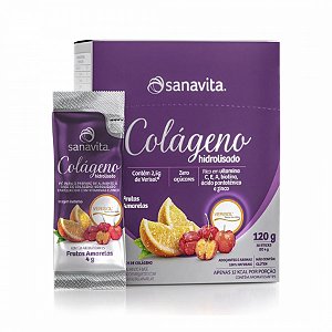 Colageno hidrolisado verisol com 30 saches frutas vermelhas