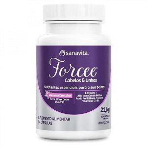 Pack forcee cabelos e unhas c/120caps