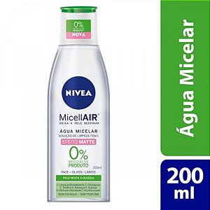 Agua micelar nivea micellair 7 em 1 efeito matte 200ml