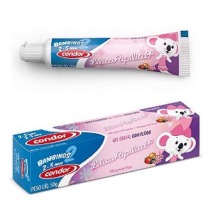 Gel dental condicionador lilica ripilica 2 a 5 anos 50g
