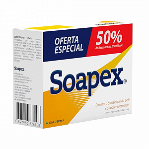 Kit sabonete soapex com 2 unidades