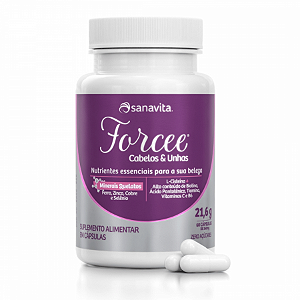 Forcee cabelos e unhas com 60 capsulas