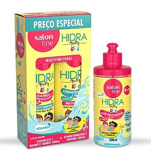 Kit shampoo + condicionador hidra multy kids 300ml - salon line