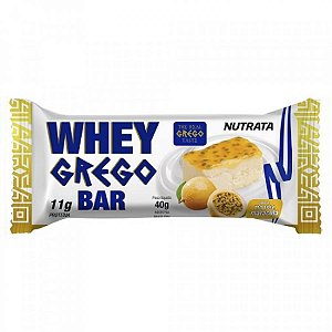 Whey grego bar mousse de maracuja - 1 un - nutrata