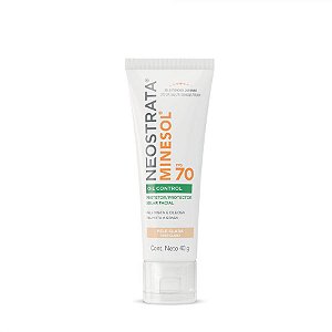 Protetor solar neostrata minesol fps 70 facial com cor pele clara com 40g