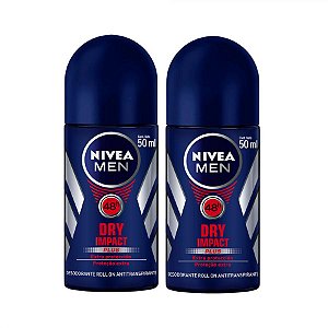 Desodorante nivea rollon  dry m com 50% de desconto na segunda unidade