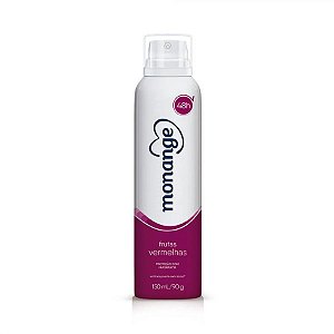 Desodorante aerosol monange frutas vermelhas feminino com 150ml