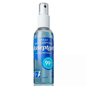 Spray antisseptico asseptgel clorexidina original 120ml