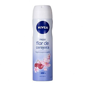 Desodorante antitranspirante aerosol nivea fresh flor de cerejeira 150ml