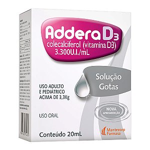 Addera d3 gotas 3300ui 20ml