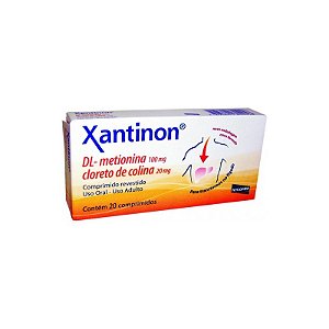 Xantinon com 30 comprimidos