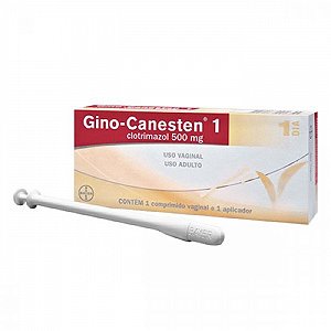 Gino canesten 500mg com 1 comprimido + aplicador
