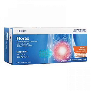 Florax adulto com 5 flaconetes 5ml