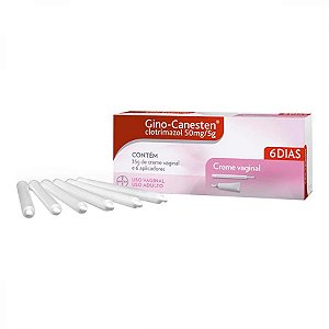 Gino canesten 10mg creme vaginal 35g + 6 aplicadores