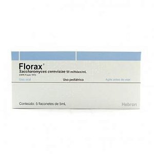 Florax pediatrico com 5 flaconetes 5ml