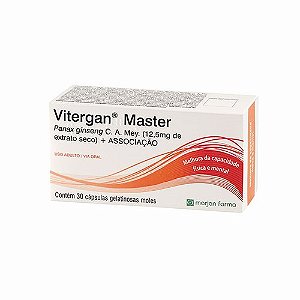 Vitergan master com 30 comprimidos