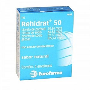 Rehidrat 50 com 4 envelopes