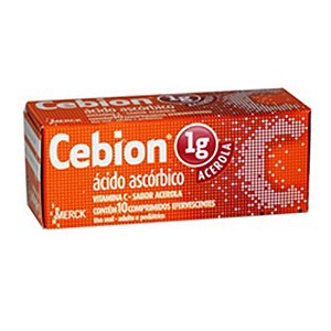 Cebion 1g com 10 comprimidos efervescentes
