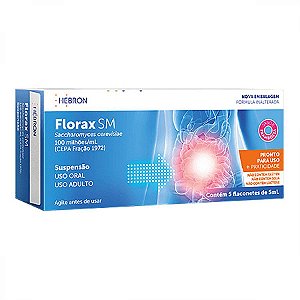 Florax-sm adulto com 5 flaconetes 5ml