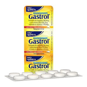 Gastrol com 10 pastilhas