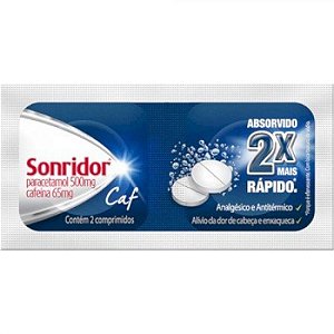 Sonridor caf 500mg + 65mg 2 comprimidos