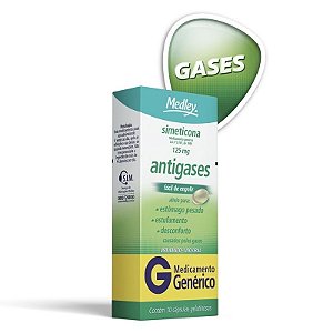 Simeticona 125mg com 10 capsulas gelatinosas