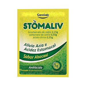 Stomaliv 430mg + 430mg + 100mg sabor abacaxi 5g