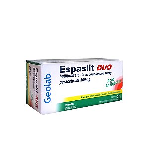 Espaslit duo 500/10mg com 20 comprimidos