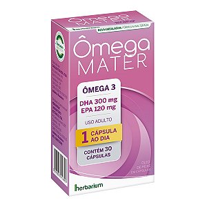 Omega mater com 30 capsulas