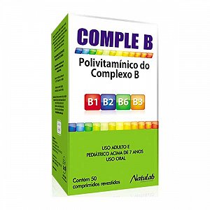 Complexo b com 50 comprimidos