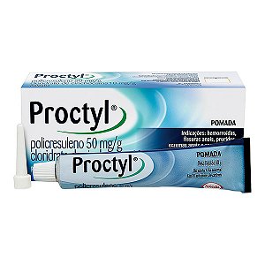 Proctox h pomada 30g com 10 aplicadores multilab