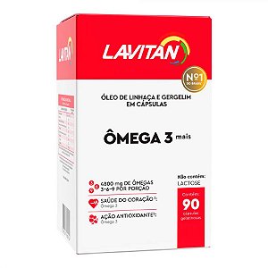 Lavitan omega 3 mais capsulas gelatinosas