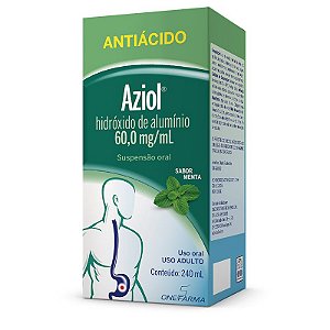 Aziol sabor menta suspensao oral 240ml