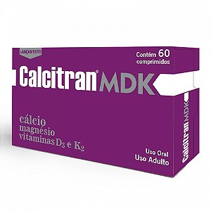 Calcitran mdk com 60 comprimidos