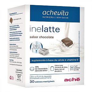 Inelatte zero acucar chocolate 30 tabletes