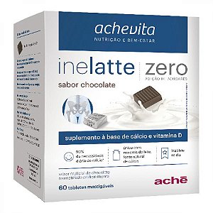 Inelatte zero acucar chocolate 60 tabletes