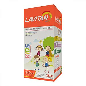 Lavitan kids sabor laranja 240ml
