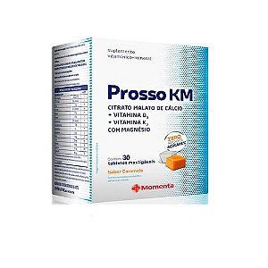 Suplemento vitaminico-mineral prosso km com 30 tabletes mastigaveis