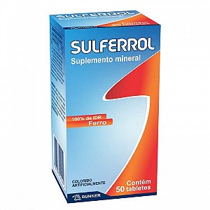 Sulfato ferroso-sulferrol 50drg bunker