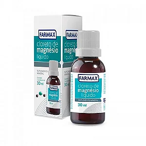 Cloreto de magnesio liquido 30ml farmax